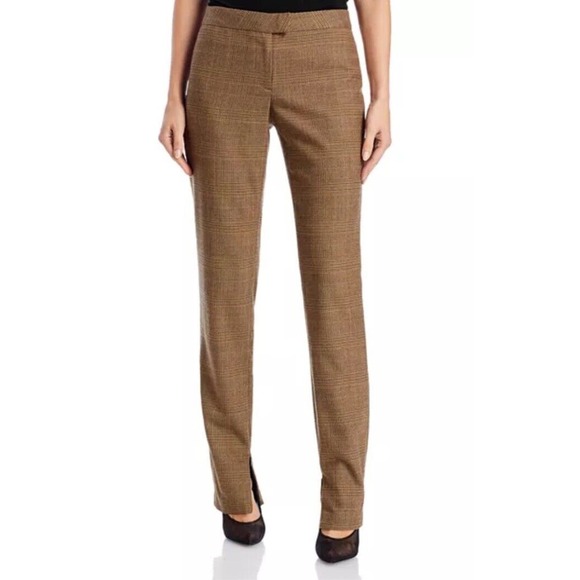 Rag & Bone Rebecca Glen Plaid Wool Brown Pants New Size 10